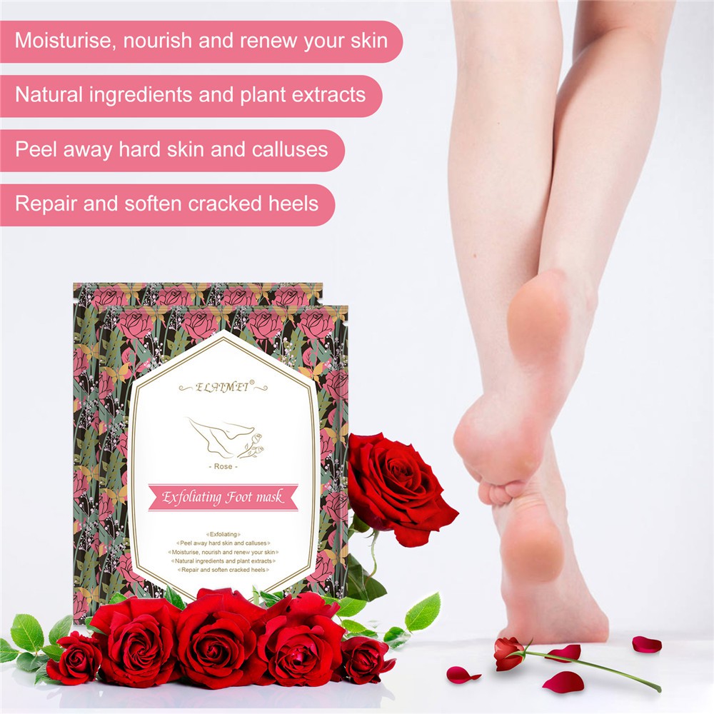 [Hàng mới về] Mặt nạ chân 7 loại tùy chọn tẩy tế bào chết với chiết xuất từ trái cây tự nhiên an toàn cao cấp