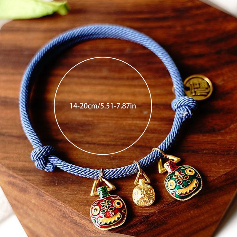 Vòng Đeo Tay May Mắn Màu Vàng Kim Hình Quái Vật