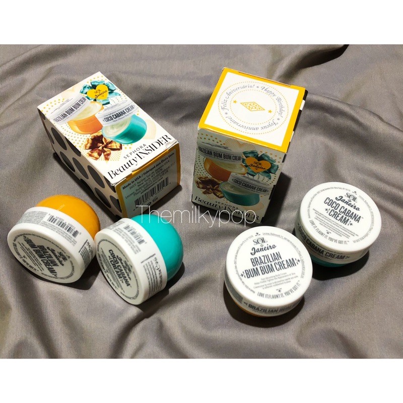 Set kem dưỡng da mini Sol De Janeiro