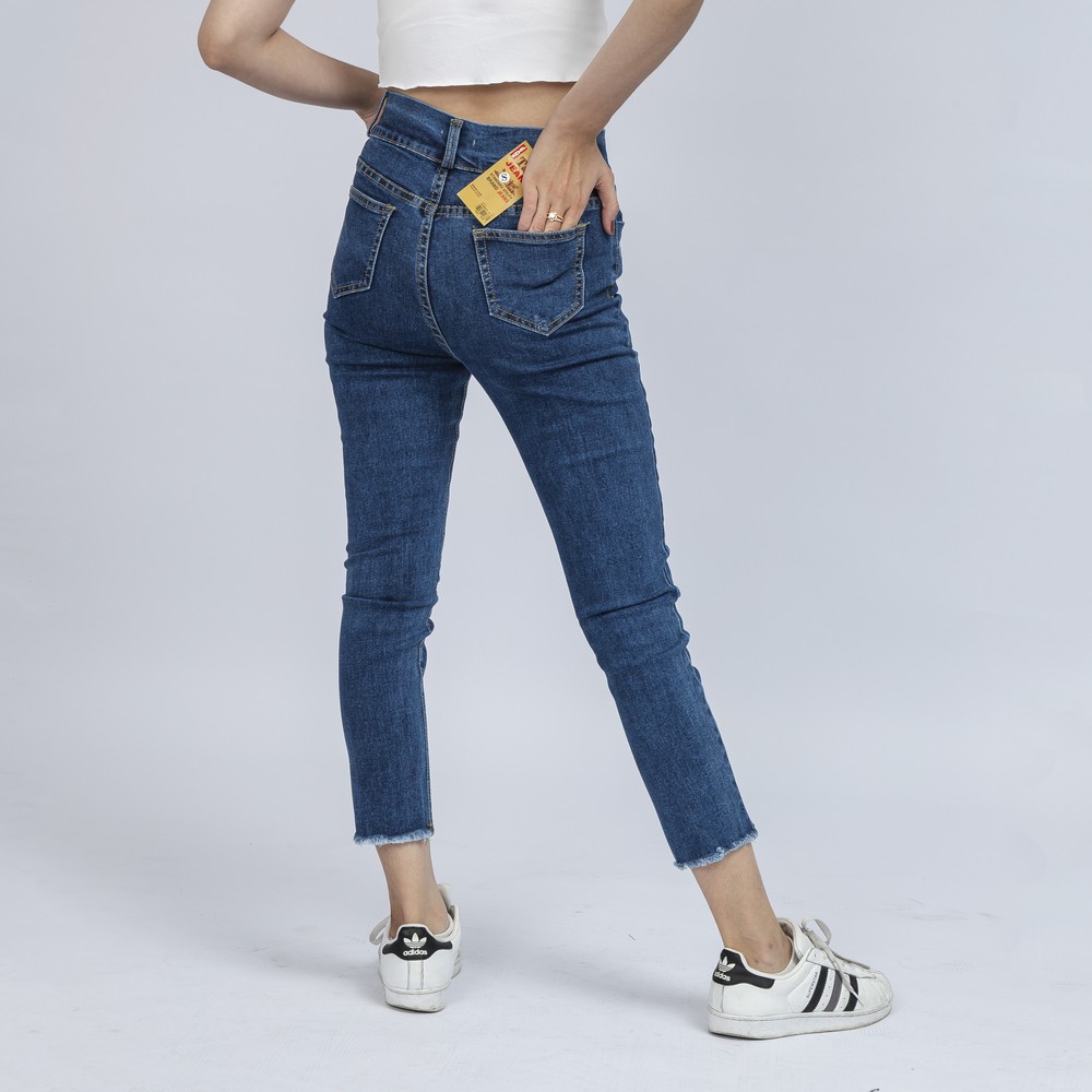 Quần Jean Nữ Co Dãn Cạp Cao 2 Nút Co Giãn Thời Trang Cao Cấp Giãn QR06. InsideShop.03 | BigBuy360 - bigbuy360.vn