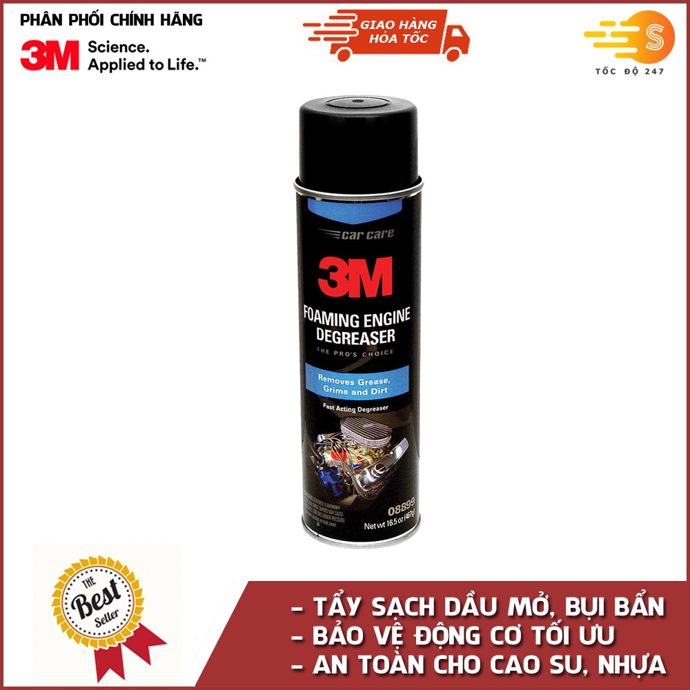 TẨY RỬA DẦU MỠ ĐỘNG CƠ 3M 08899 467GR