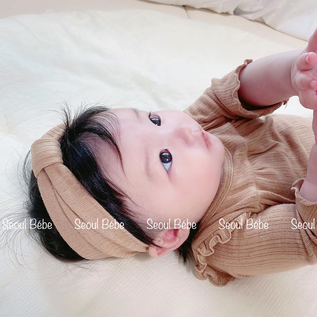 Turban gân lạnh Loren turban Peekaboo