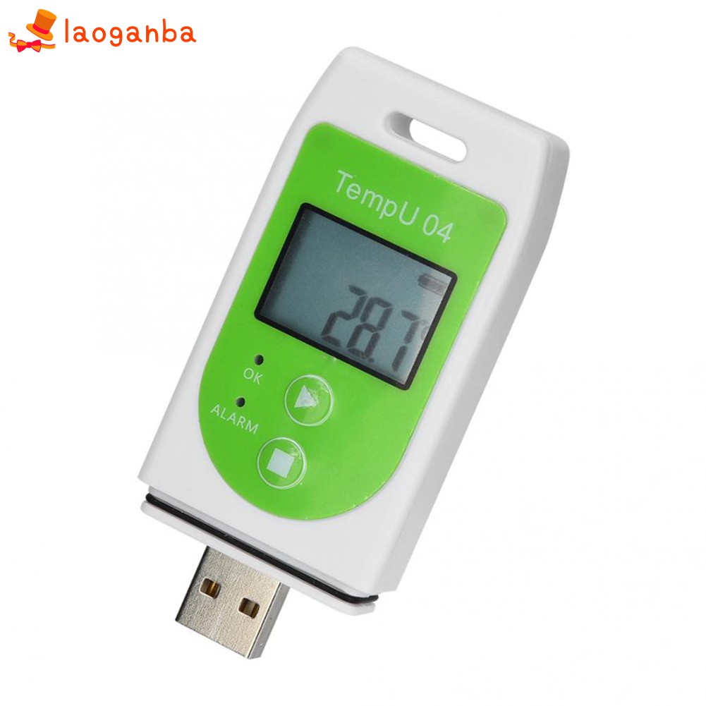 USB Temperature Humidity Recorder Temperature Data Logger Reusable Recording PDF CSV