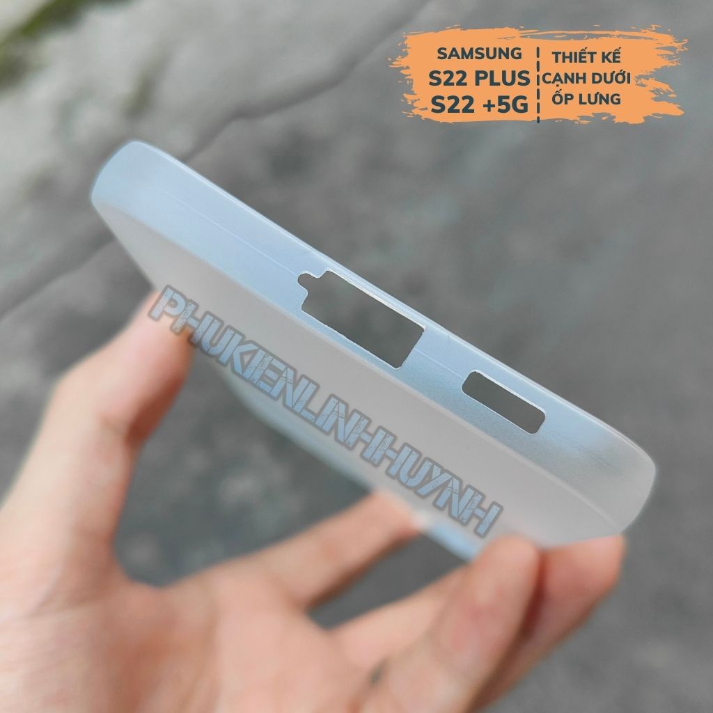 Samsung S22 Plus 5G_Ốp lưng Giấy siêu mỏng ôm sát mặt lưng máy.