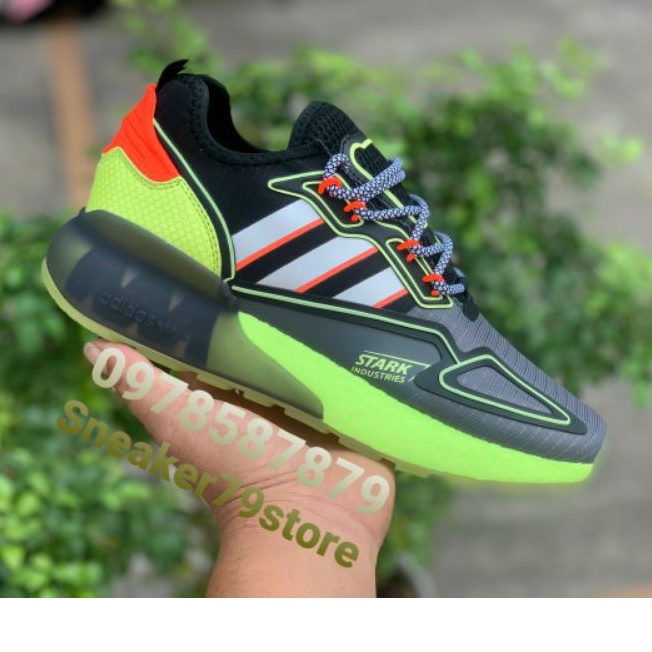 Giày Adidas ZX 2K BOOST Iron Man Stark H02559 NAM [Auth -Chính Hãng - Hình Ảnh Chụp Độc Quyền Tại Sneaker79store]