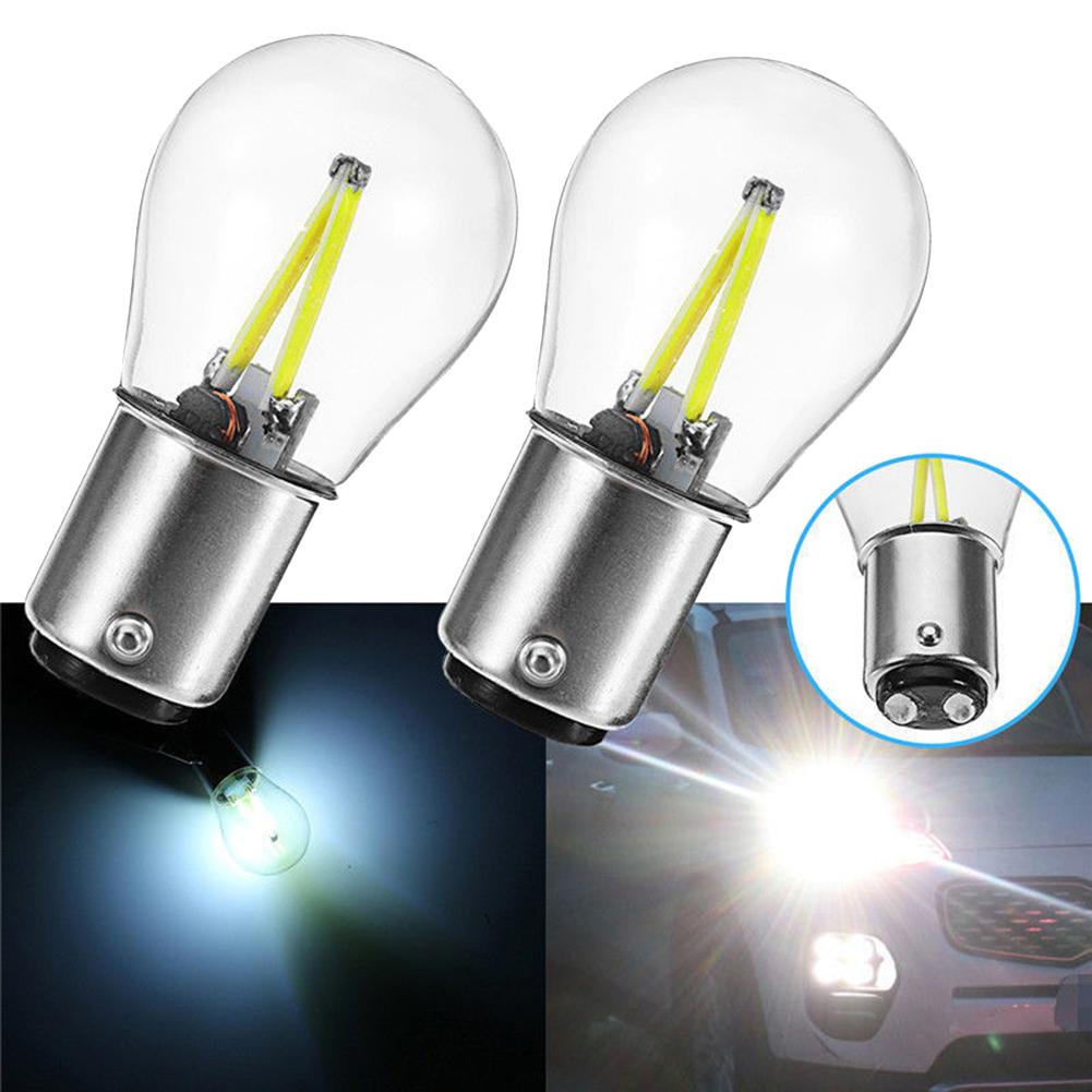 1 cái 1157 12V BA15D COB LED Ô tô ngược dự phòng Đuôi đèn Phanh Bóng đèn