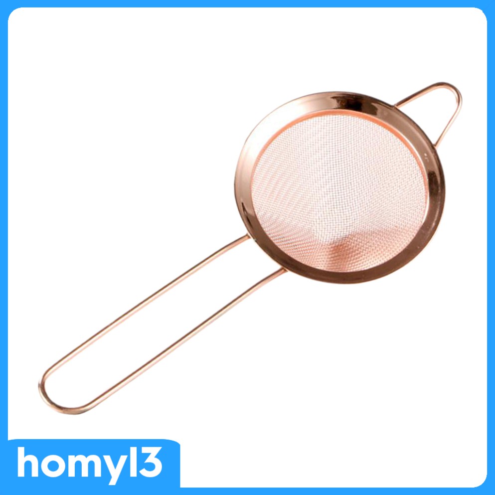 (Kayla 's 3c) 85mm Colander Stainless Steel Cocktail Strainer