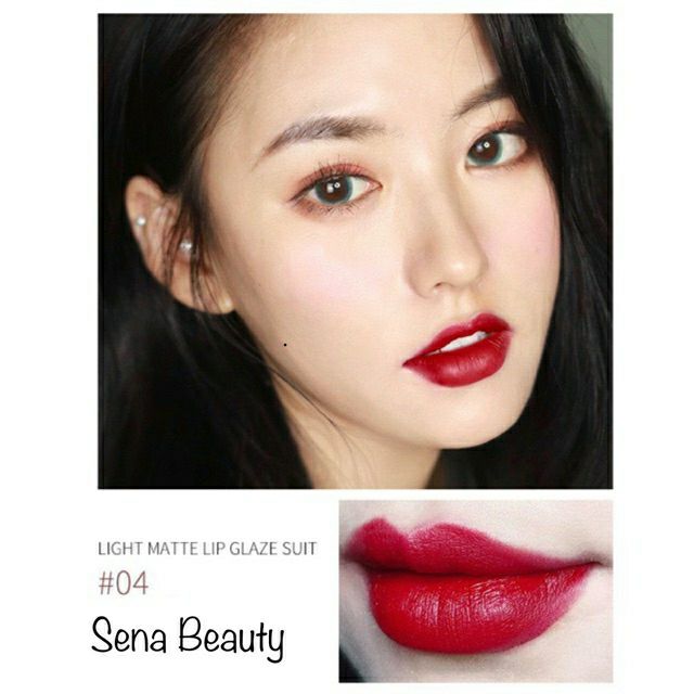 Sét 5 son kem nhung holdlive light matte lip glaze suit