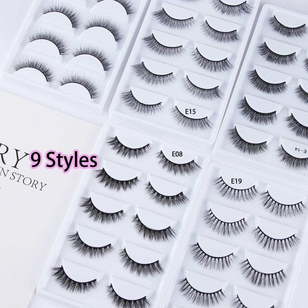 Lông Mi Giả Thời Trang Trang Điểm Cho Nữ Chất Liệu 100% Lông Mi Dày