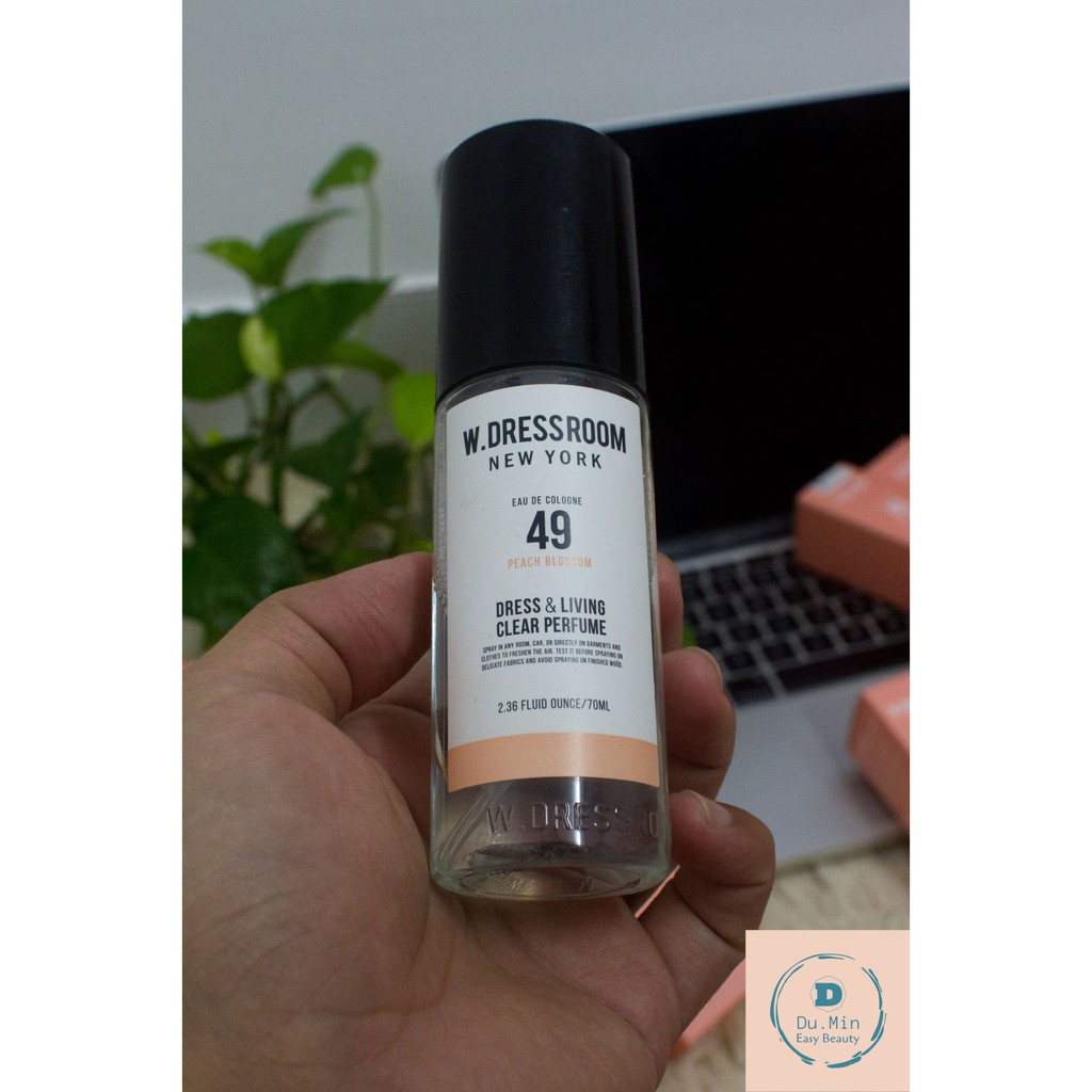 Nước hoa xịt thơm W.Dressroom 70ml No49 peach blossom