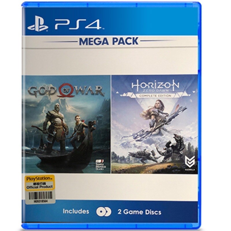 Đĩa PS4: MEGAPACK Horizon và God of War