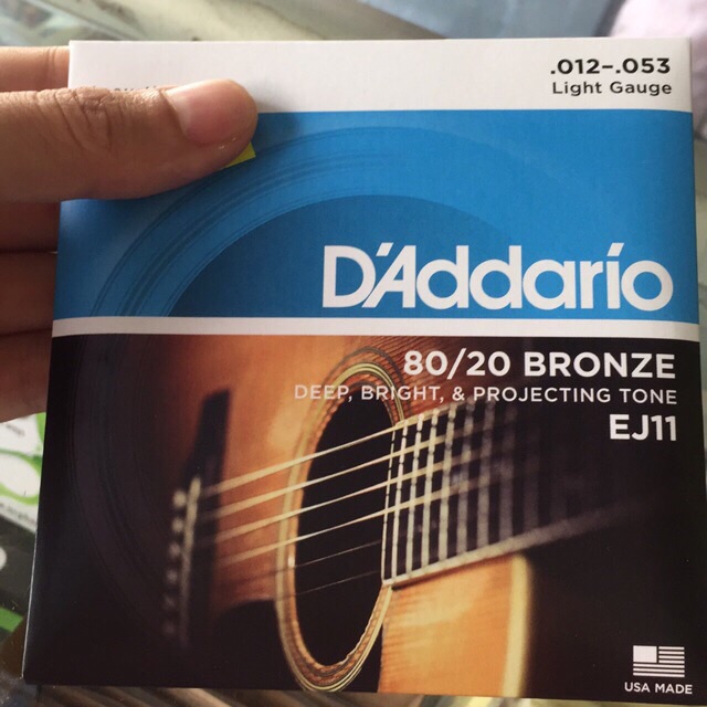 Dây đàn Aucostic Addario EJ 11 (cỡ 12-53)