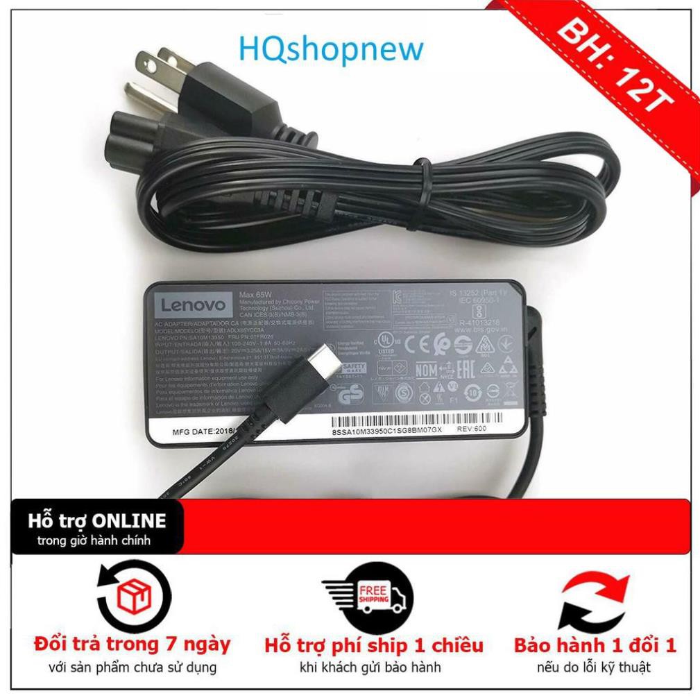 HCM]⚡️[Sạc zin] Sạc Laptop Lenovo Thinkpad X390