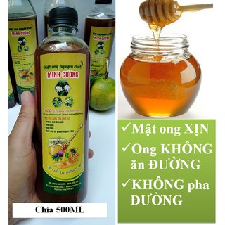 [500ml] Mật ong hoa cà phê nguyên chất 100% ong hút hoa cafe Đăk Lăk Tây Nguyên