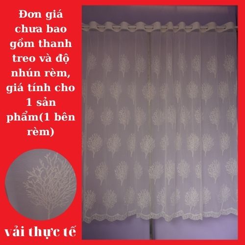 Rèm voan trang trí | màn cửa vải voan mỏng siệu rẻ chuyên dụng decor nhà cửa