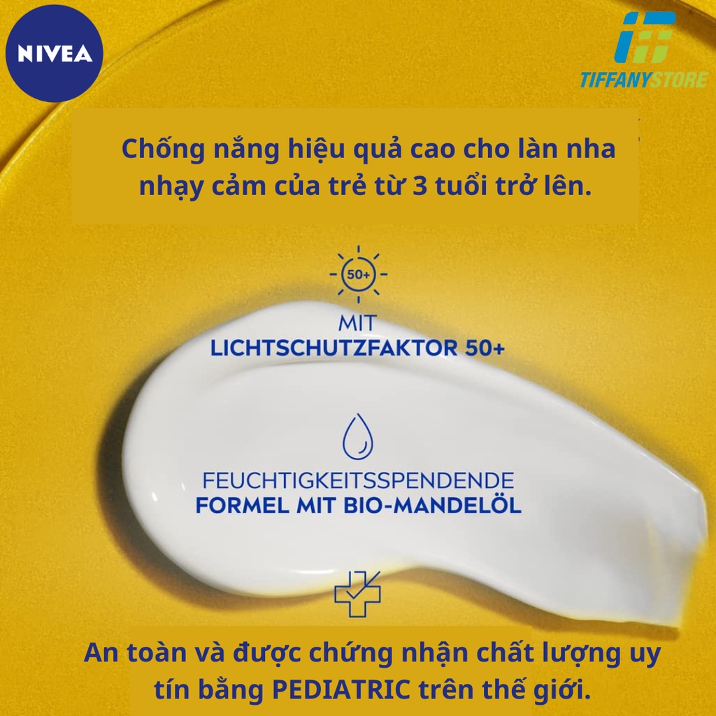 Kem chống nắng cho bé NIVEA Sun Kids Protection & Care Sun Roller SPF 50+ dạng lăn - 50ml