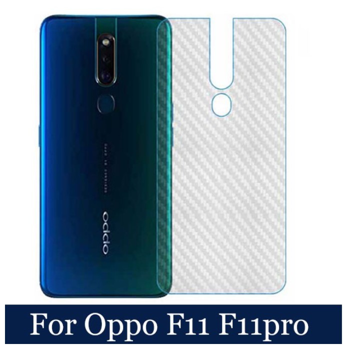 Miếng Dán Sợi Carbon Bảo Vệ Mặt Lưng Điện Thoại Oppo Realme 6 Pro 6i 6s