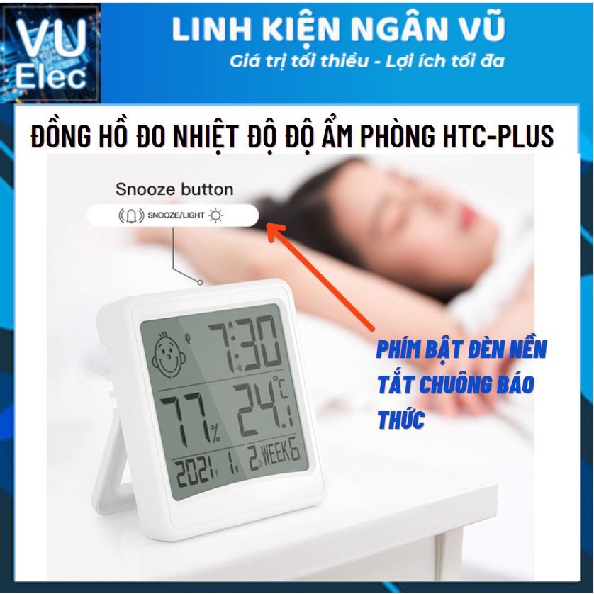 Máy Đo Nhiệt Độ độ ẩm HTC-PLUS bản FULL chức năng