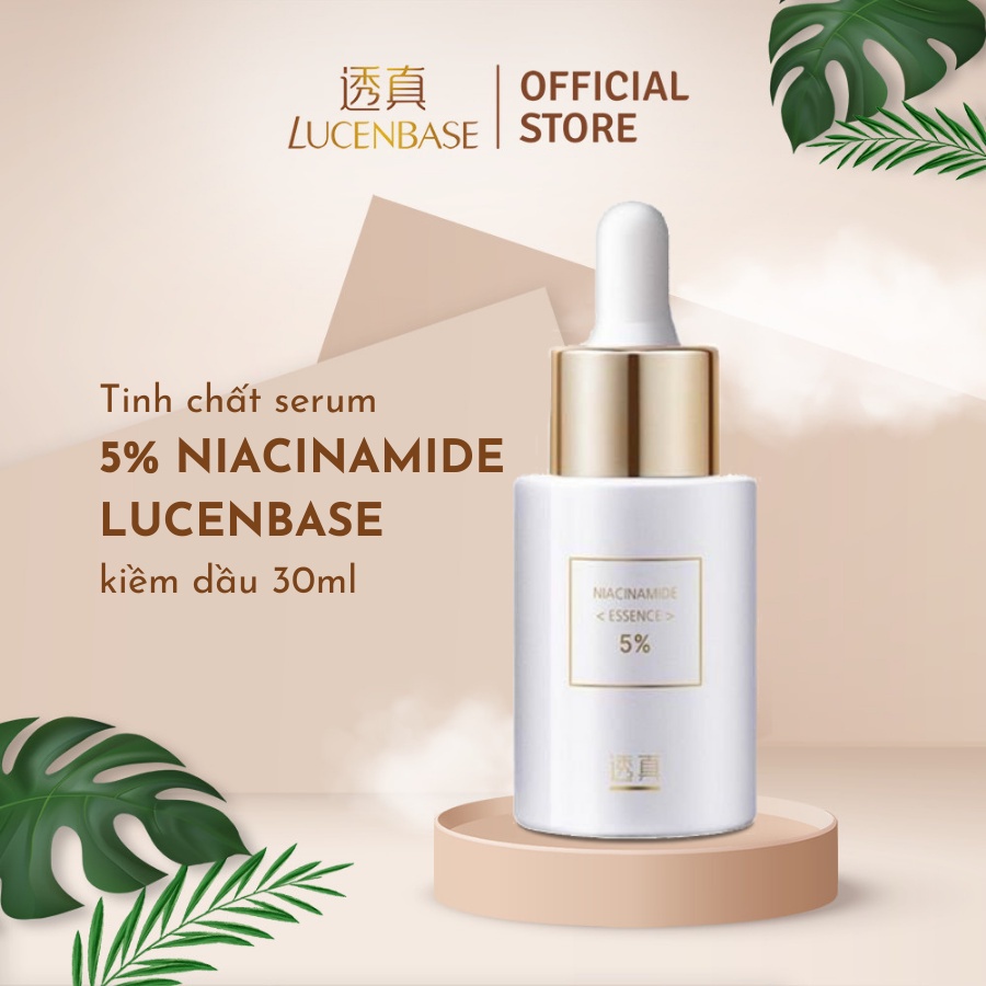 Serum 5% lucenbase niacinamide  kiềm dầu, giảm thâm, sáng da  chính hãng 30ml