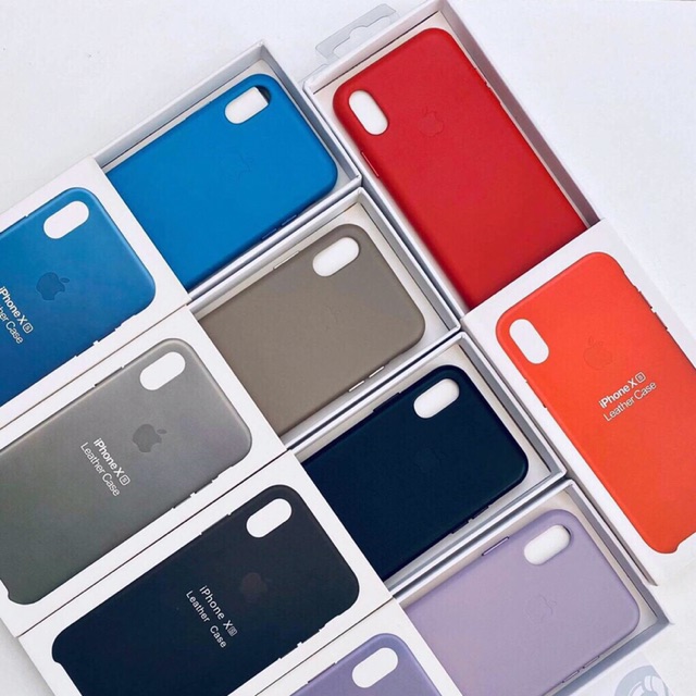 Ốp da LEATHER chính hãng Apple IP7p/X/XMAX