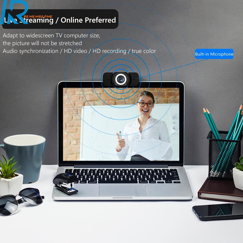 Webcam Rememberme. 1080p Hd Cổng Usb Cho Máy Tính | BigBuy360 - bigbuy360.vn