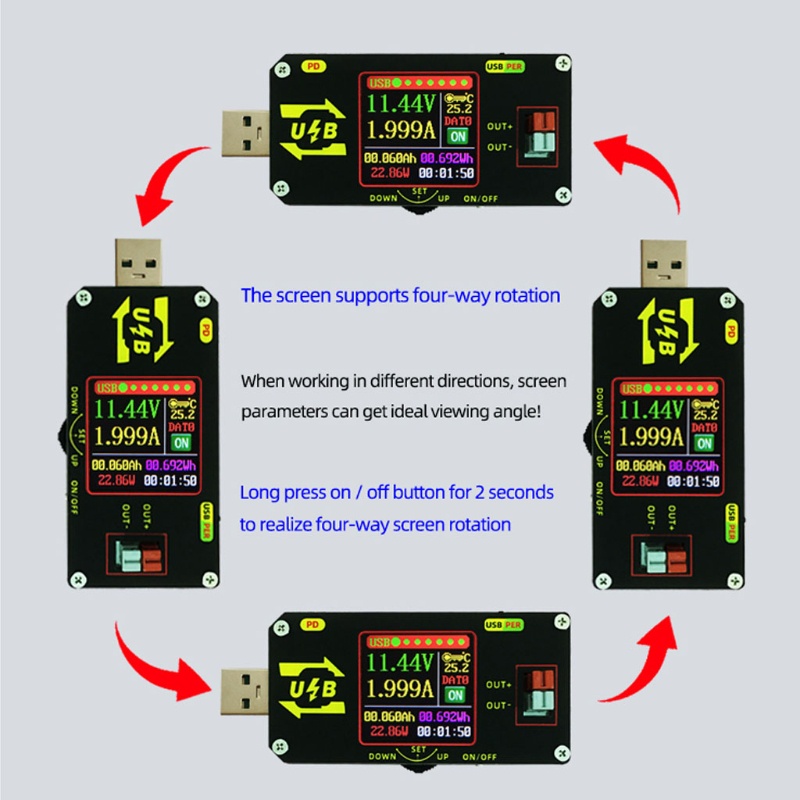 Thiết Bị Kiểm Tra Dòng Điện Màn Hình Màu LCD kiss