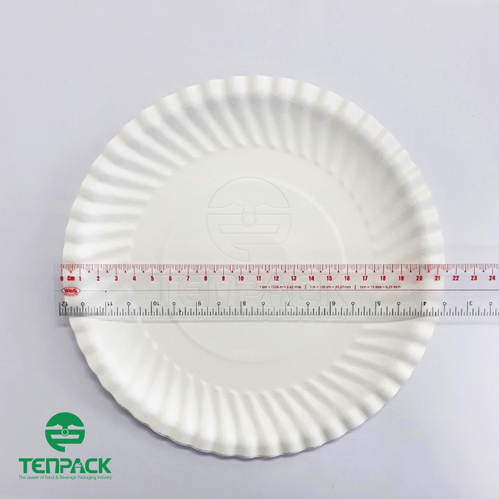 50 cái Dĩa giấy 22cm