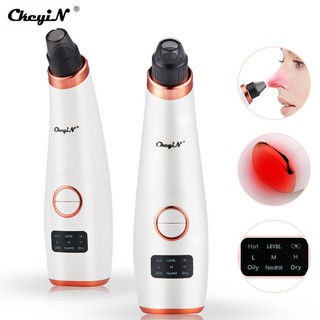 Máy hút mụn đầu đen CkeyiN hiển thị màn hình LCD hiện thông số tiện dụng