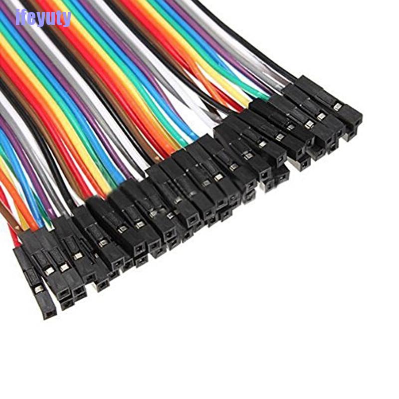 [IYU]  40pcs Dupont 10CM Male To Female Jumper Wire Ribbon Cable for Arduino FE