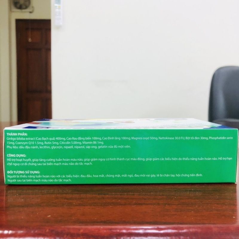 Cevinton Forte tăng cường trí nhớ, tăng cường lưu thông máu não - Hộp 30 viên