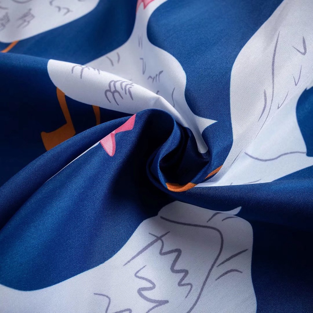 Áo Sơ Mi Tay Ngắn Dáng Rộng Thoáng Khí In Họa Tiết Hoạt Hình Phong Cách Hàn Quốc Thời Trang Mùa Hè Cho Nam