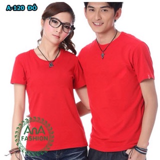 Áo thun trơn cổ tròn