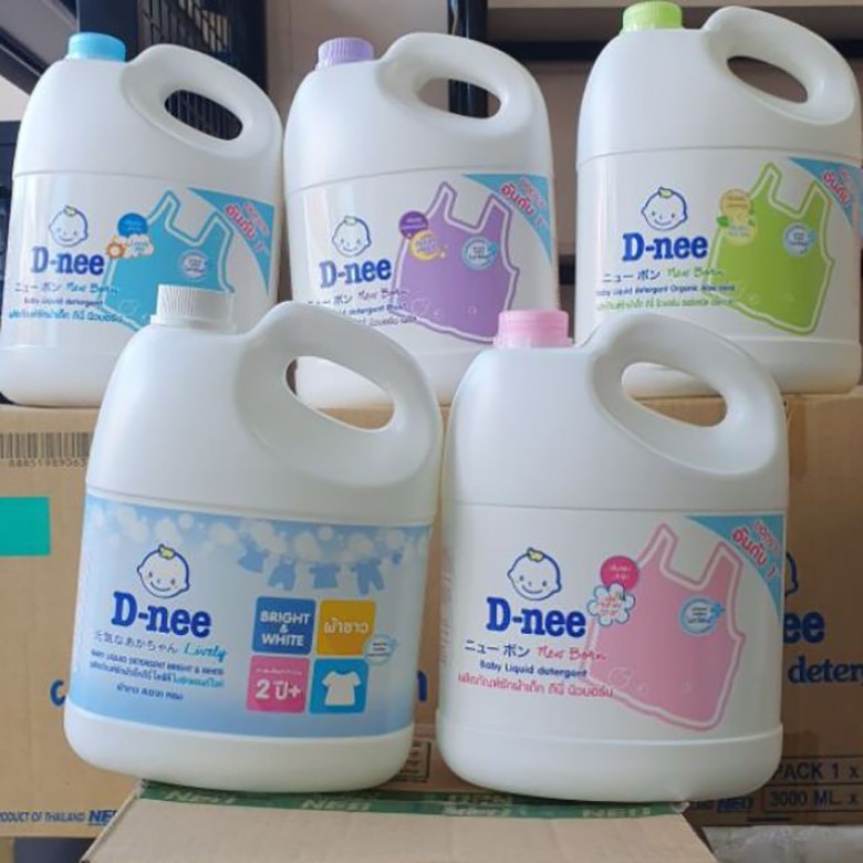 [DNEE] Nước Giặt Xả Quần Áo Cho Trẻ Em Dnee Thái Lan 3000ml Tem Công ty Đại Thịnh - 8851989060057