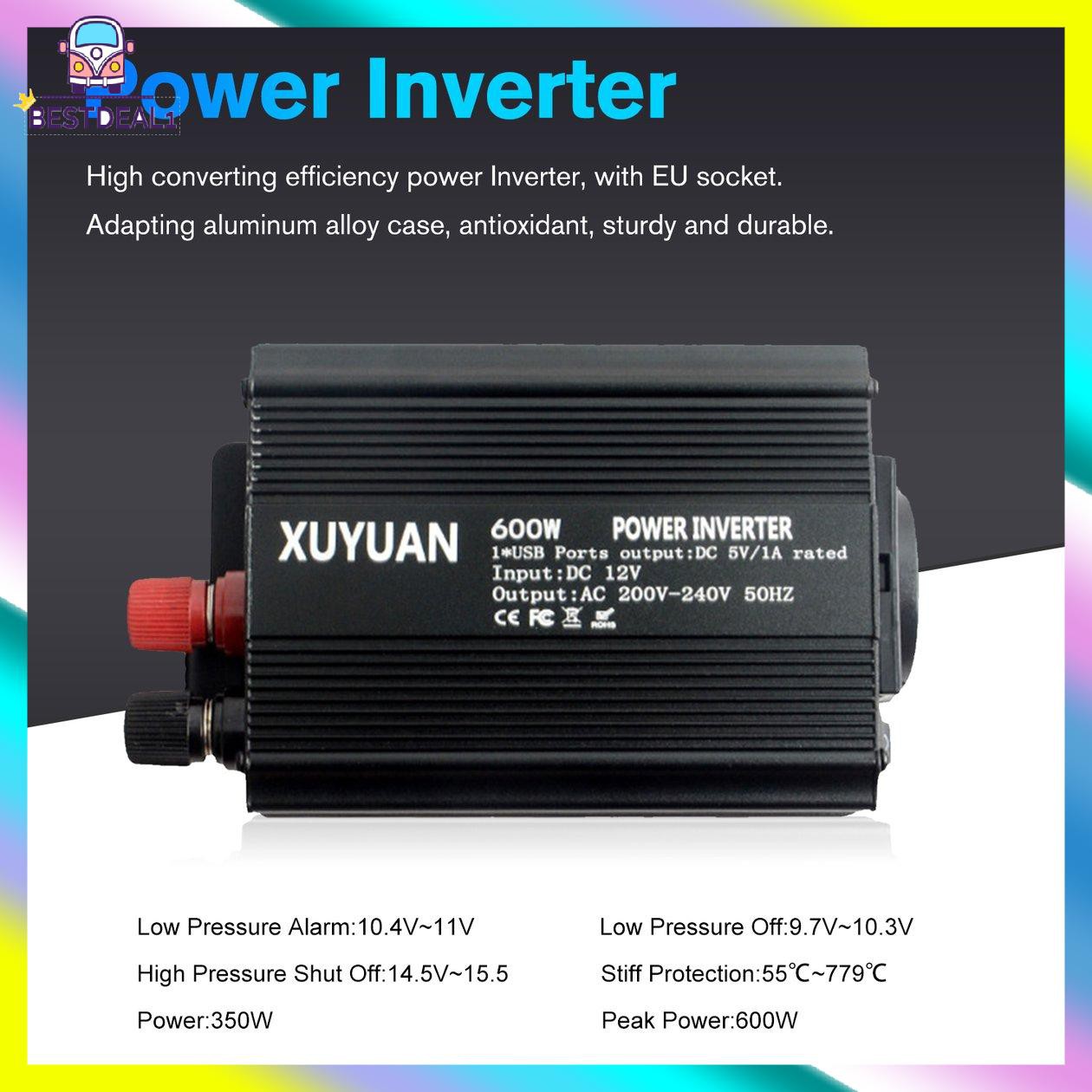 Máy Biến Áp Xuyuan 600w Dc 12v Sang Ac 220v Cho Gia Đình