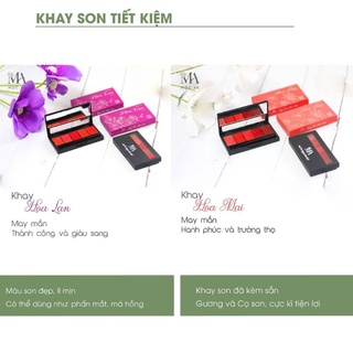 Khay son hoa Lan Cococherry Mộc An
