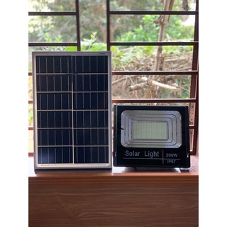 Đèn Led Năng Lượng Mặt Trời 200W- Đèn Năng Lượng Mặt Trời Ánh Sáng Trắng- 400 Chip Led Bảo Hành 1 năm