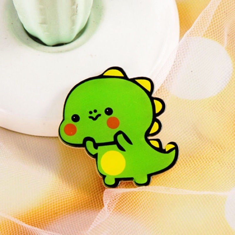 Sticker cute MẪU TO pin cài áo phụ kiện trang trí túi xách balo