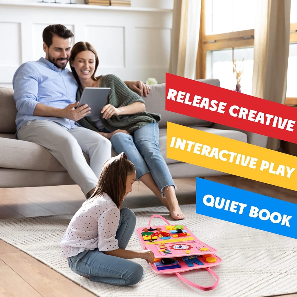 Đồ Chơi Bảng Kỹ Năng Sống Cơ Bản Montessori Giúp Bé Phát Triển Trí Tuệ