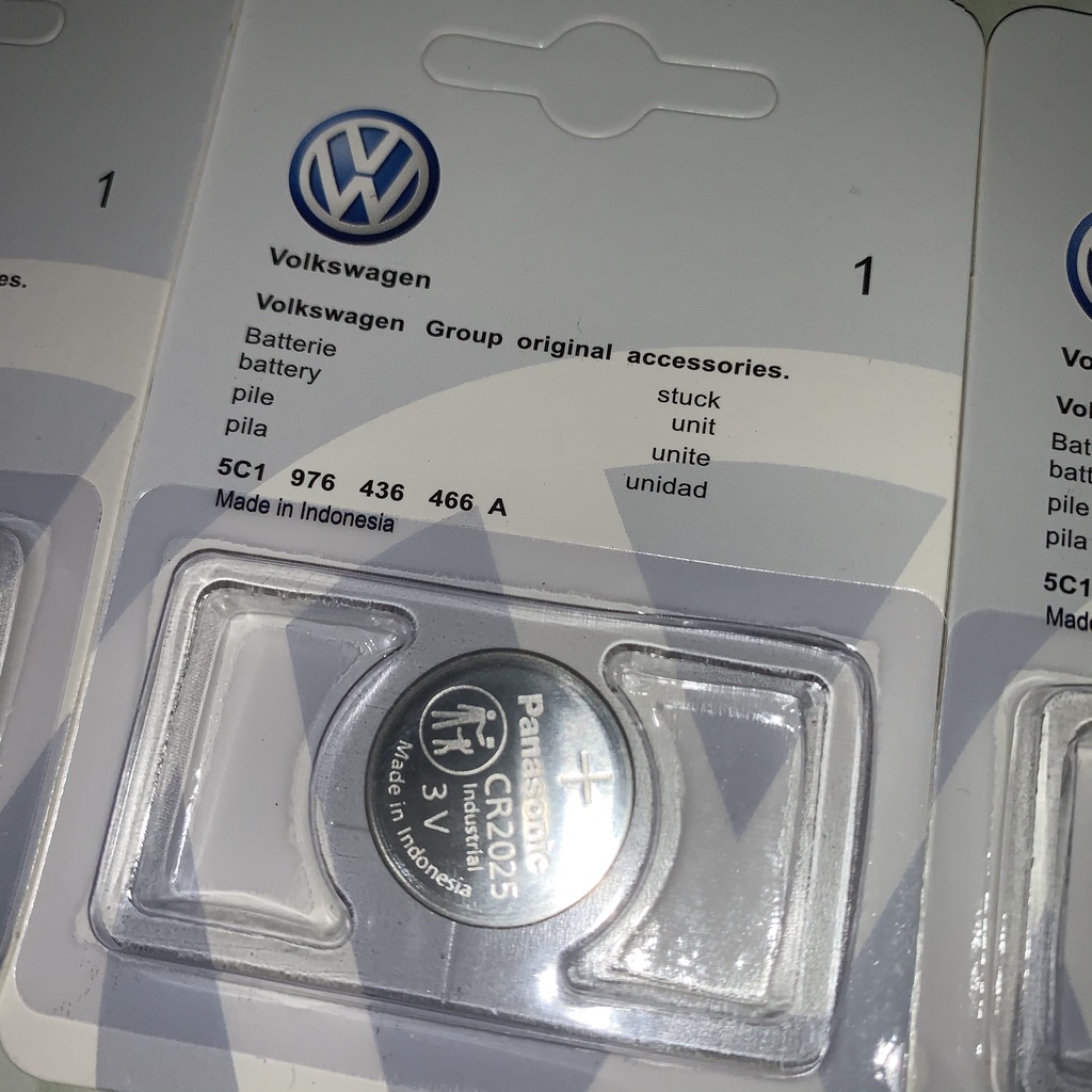 Pin Cúc Áo CR2025, CR2032 - Pin Chìa Khóa Xe Volkswagen