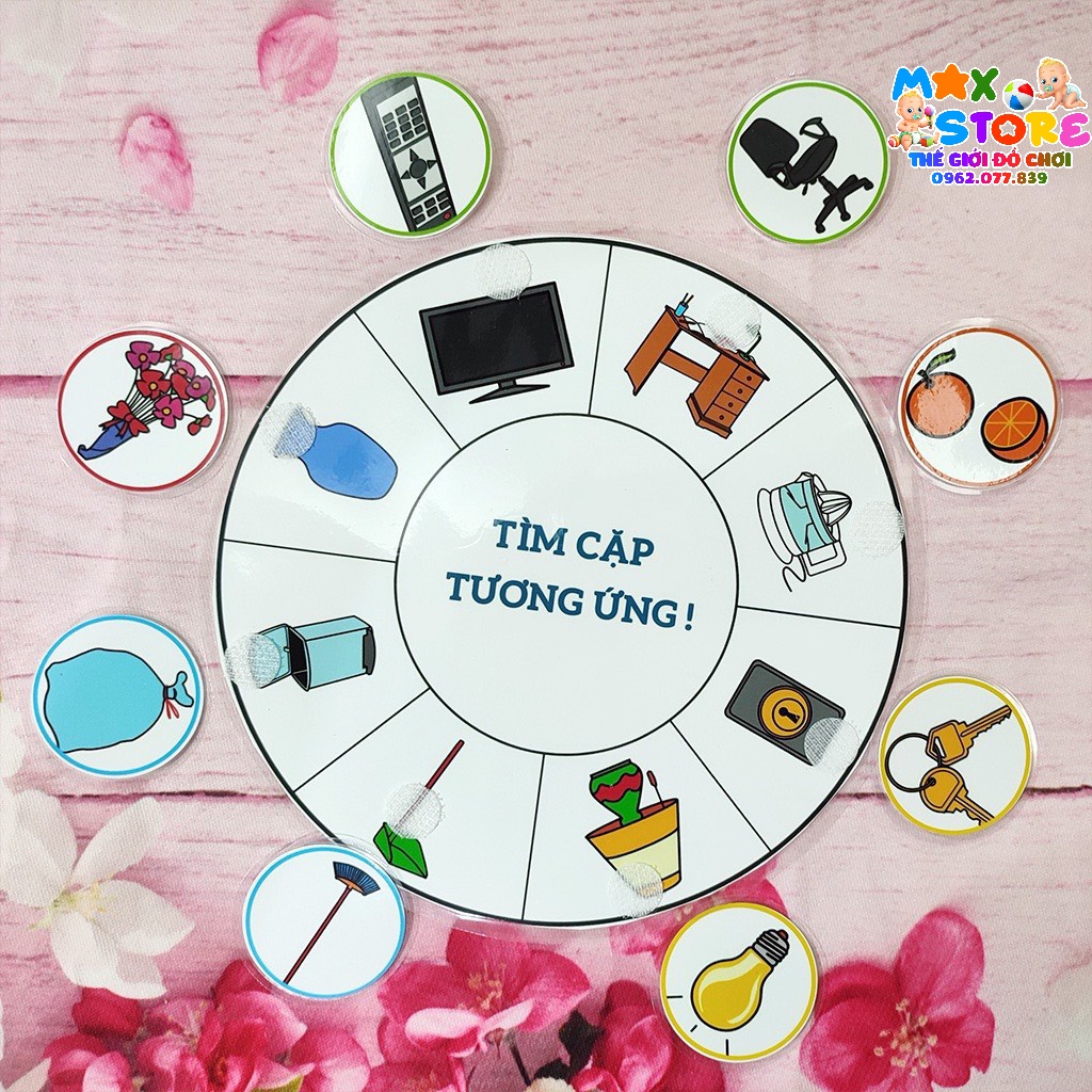 HỌC LIỆU TỔNG HỢP DÁN TRÒN 10 CHỦ ĐỀ GIÚP BÉ THÔNG MINH