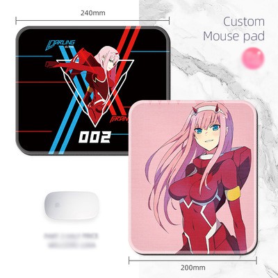 (nhiều mẫu) Miếng lót chuột IN HÌNH Darling in the franxx anime chibi tiện lợi dễ thương