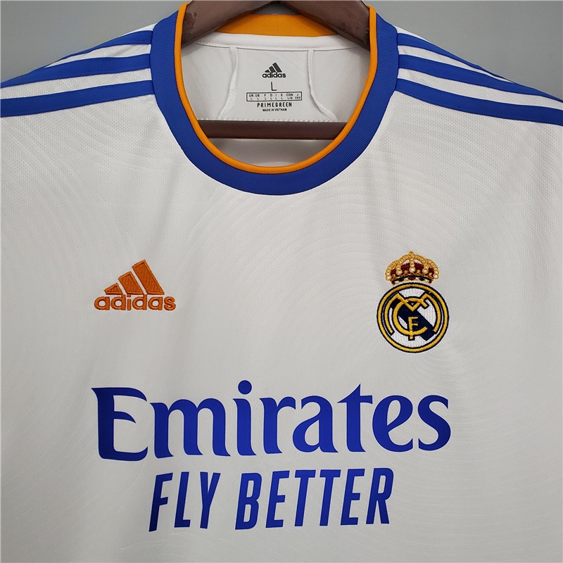 Áo Thun Bóng Đá Real Madrid 2021-2022 Chất Lượng Cao