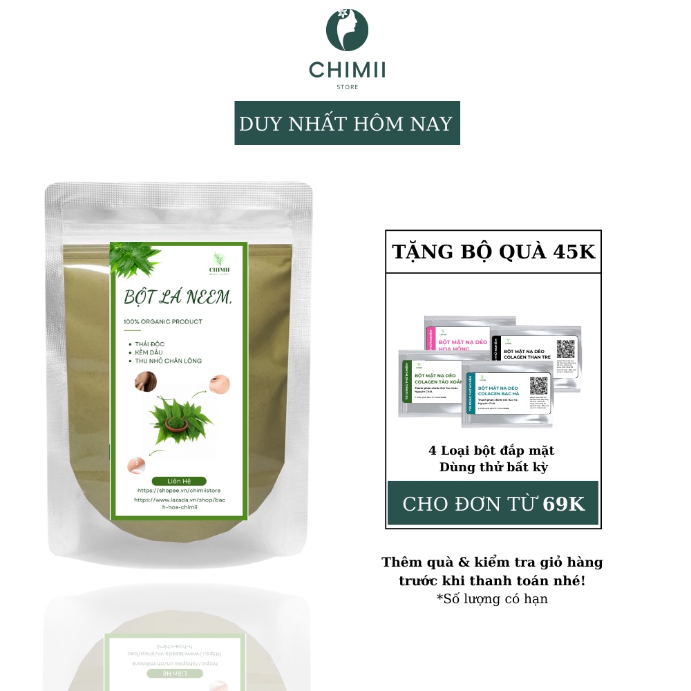 Bột Lá Neem Nguyên Chất Organic