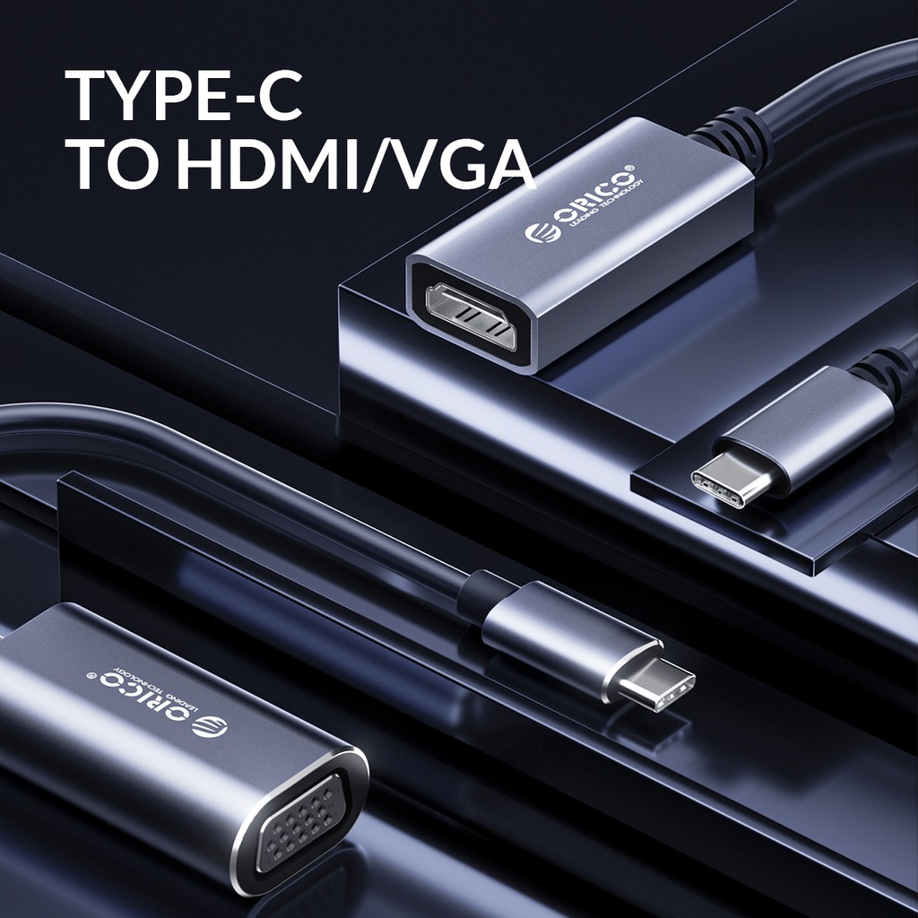 Đầu Chuyển Đổi Type C Sang Cổng HDMI ORICO CTH - Hàng Chính Hãng