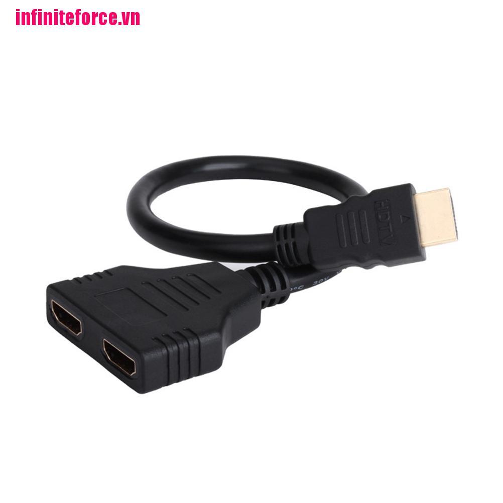 Bộ Chia Cổng Hdmi 1080p Sang 2 Trong 1 Tiện Dụng