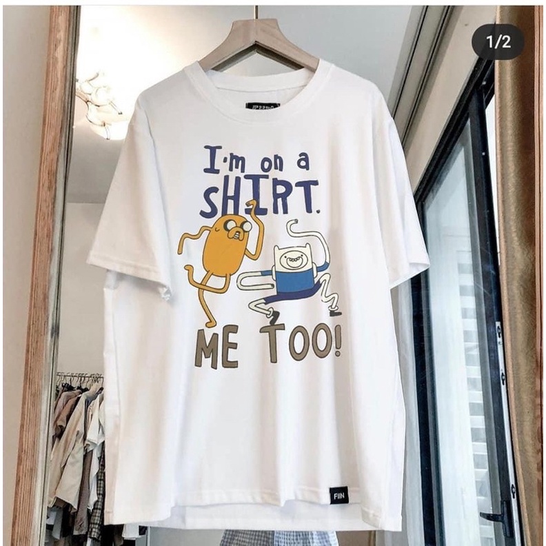 Áo thun unisex tay lỡ me too