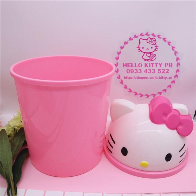 Thùng rác 3D Hello Kitty