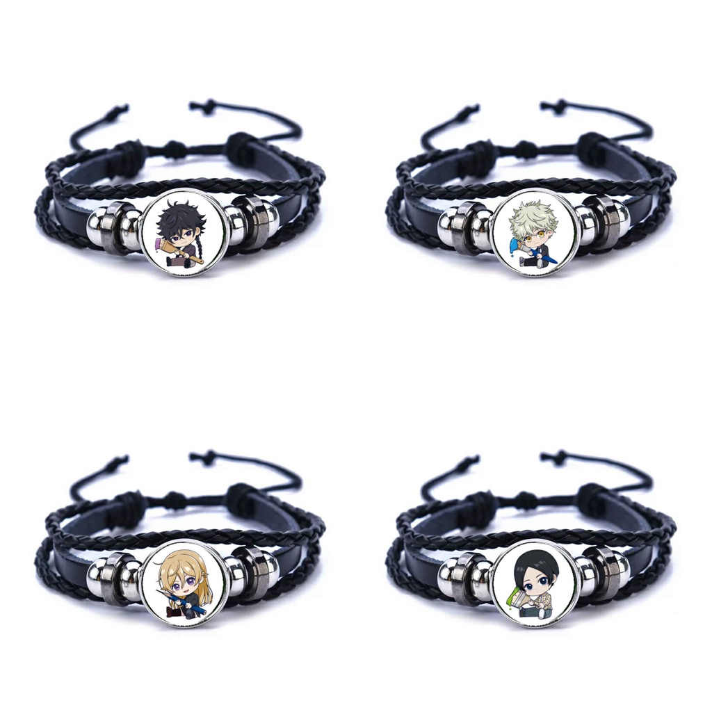 Vòng tay da lộn in hình nhân vật BLUE PERIOD  anime chibi tiện lợi xinh xắn thời trang