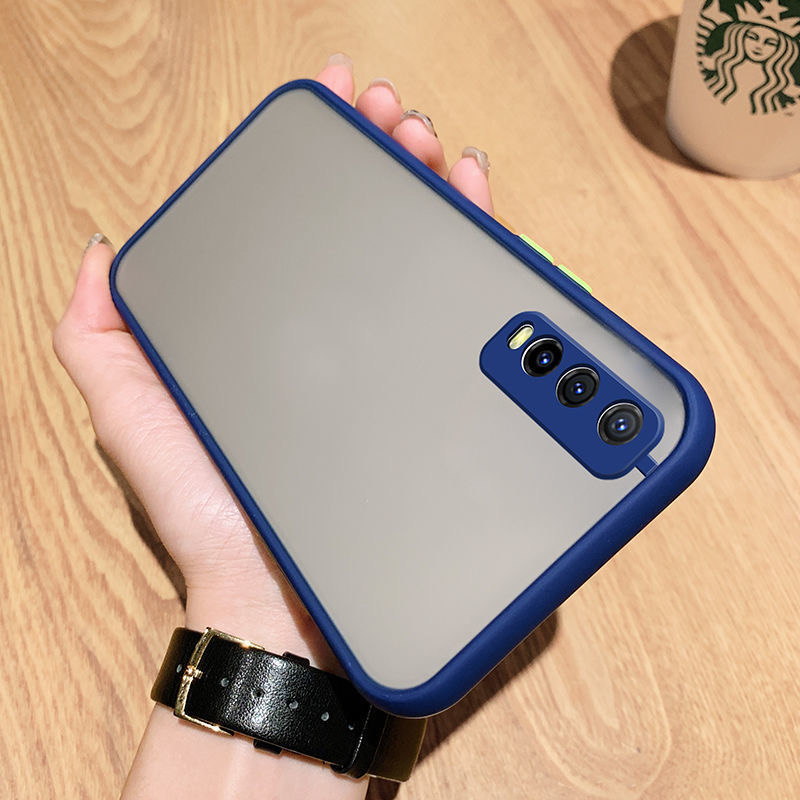 Ốp điện thoại nhám chống sốc cho VIVO Y02s Y77 Y76 Y55 V23E V23 Pro Y51 Y31 Y20s Y12s