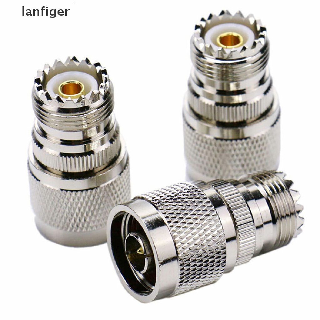 1 Đầu Nối Chuyển Đổi Lanf Type N Male Sang UHF SO-239 Female Jack Thẳng RF Coax